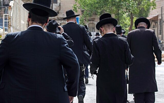 Orthodox men in Israel