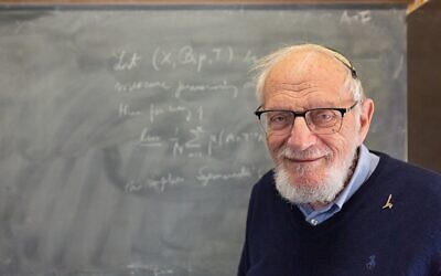Professor Furstenberg on Hebrew University Campus, March, 2020 (Wikipedia/Author	Yosef Adest/Attribution-ShareAlike 4.0 International  https://creativecommons.org/licenses/by-sa/4.0/legalcode)