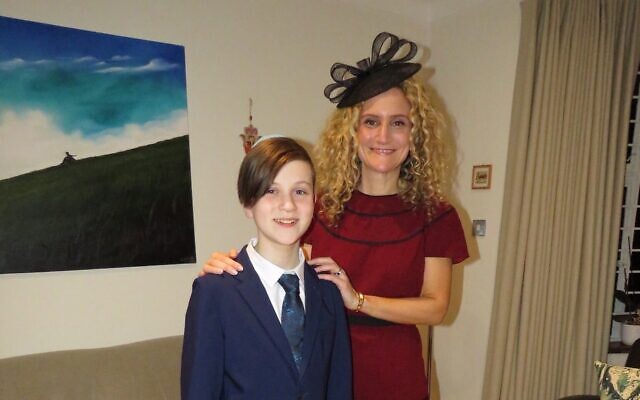 Jude and his mum the TV doctor Ellie Cannon