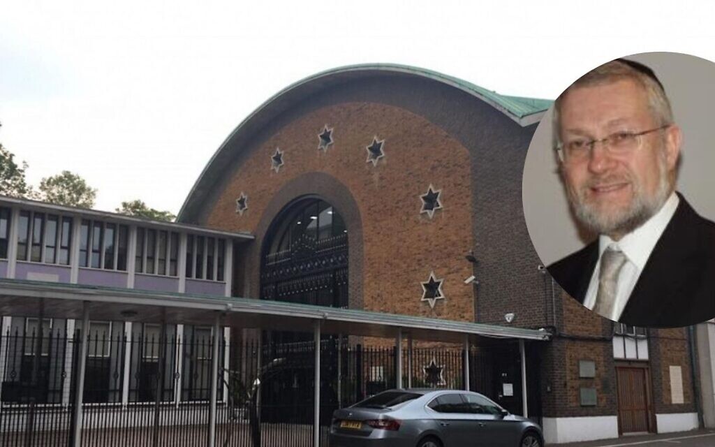Dayan Binstock, right, and St John's Wood Synagogue