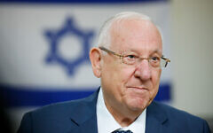 President Reuven Rivlin. Photo by: JINIPIX
