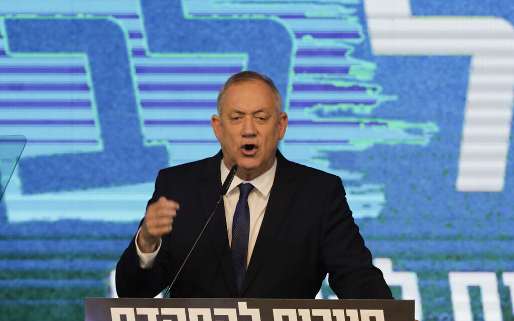 Benny Gantz (AP Photo/Sebastian Scheiner)