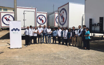 MCC’s mobile hospitals in Peru. ‘We designed and installed all 10  hospitals in nine months,’ says Newman