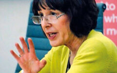 Edie Friedman of JCORE speaking in a Parliamentary committee room. Edie Friedman of JCORE speaking in a Parliamentary committee room.