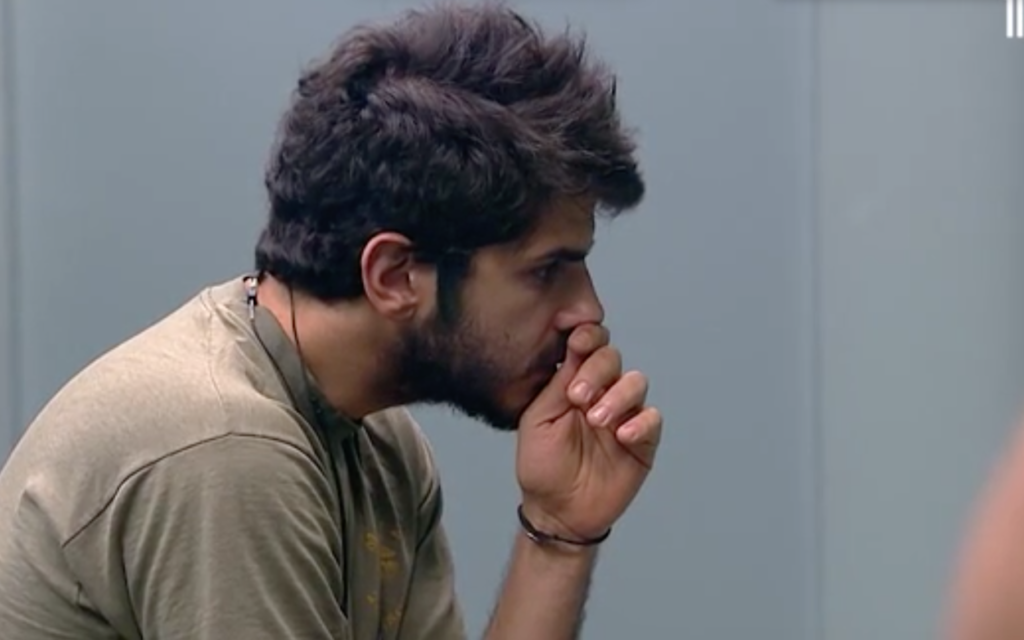 Screenshot of one of the contestants on Big Brother Israel