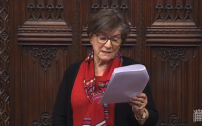 Baroness Jenny Tonge (Screenshot from Parliament TV)