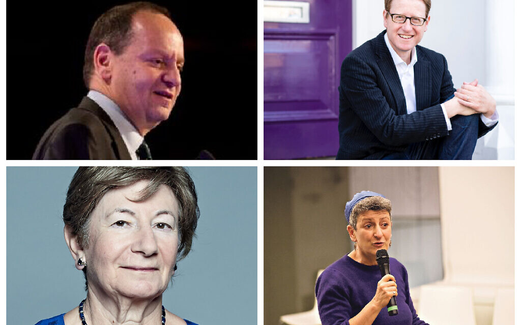 Philippe Sands, Jonathan Freedland, Baroness Deech and Rabbi Laura Janner-Klausner