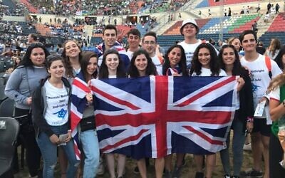 British participants in the 2017 Maccabiah Games.