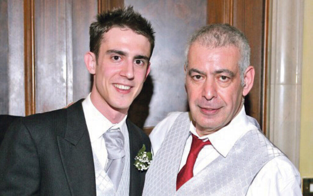 Marc Shoffman with his late father. ‘Surely something has to be done to help me grieve?"