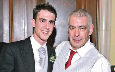Marc Shoffman with his late father. ‘Surely something has to be done to help me grieve?"