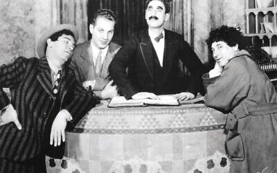 Marx brothers around the seder plate
