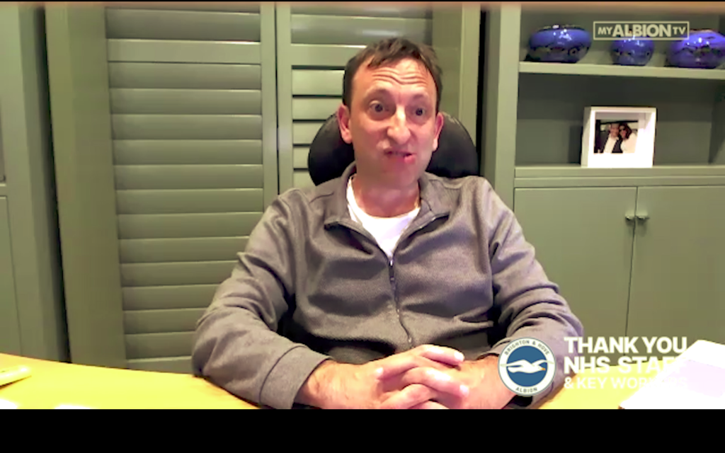 Brighton and hove Albion FC chairman Tony Bloom