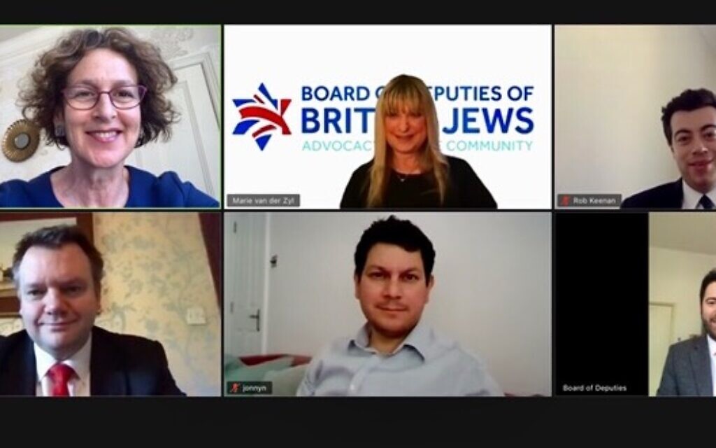 Participants were  Nick Thomas-Symonds  Marie van der Zyl, Gillian Merron, Phil Rosenberg, Jonny Newton, Head of Government Affairs, CST.