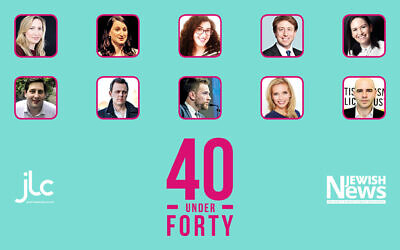 Our top 10 for Forty Under 40