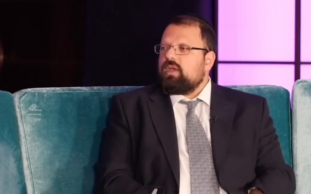Rabbi Eliezer Zobin (screenshot from JTV)