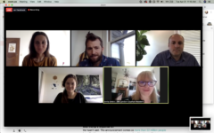 MH’s weekly webinar. Speaking is Emily Zinkin, resident at Moishe House Clapham (also supported by GPG).