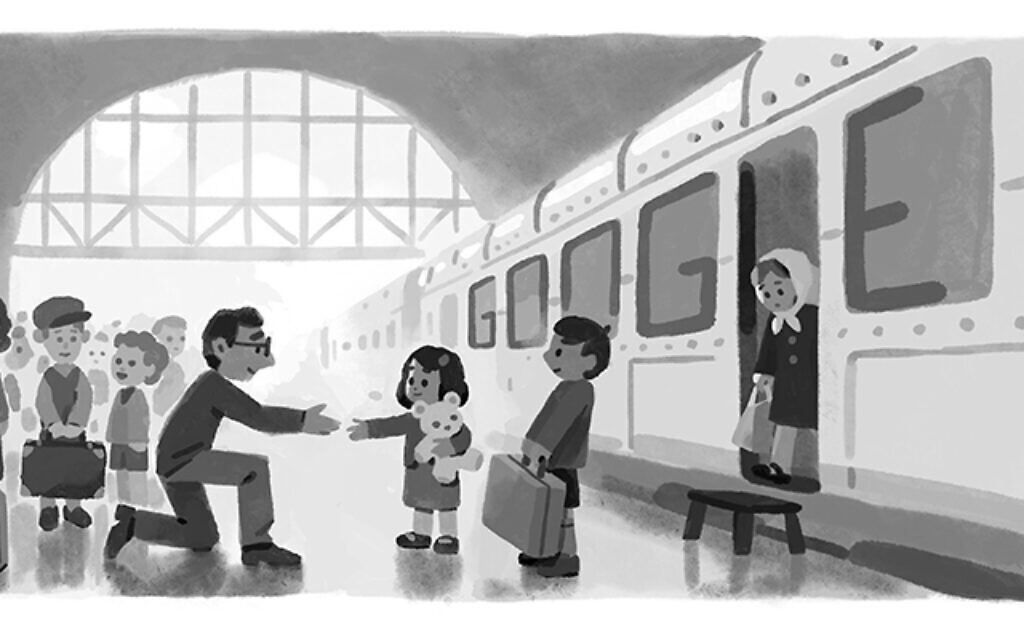 Sir Nicholas Winton's Google Doodle
