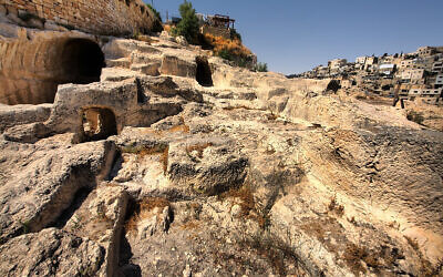 Tombs in the City of David, Jerusalem, the Old City.(Credit: Noam Chen for the Israeli Ministry of Tourism)