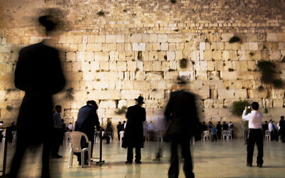 Men and boys at the Western Wall, Jerusalem, the Old City. (Credit: Noam Chen for the Israeli Ministry of Tourism.)