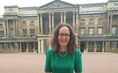 Elizabeth Harris-Sawczenko at Buckingham Palace for an interfaith reception in 2020