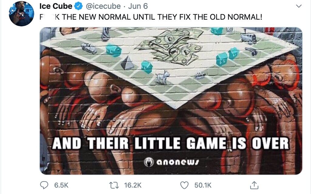 Ice Cube's tweet