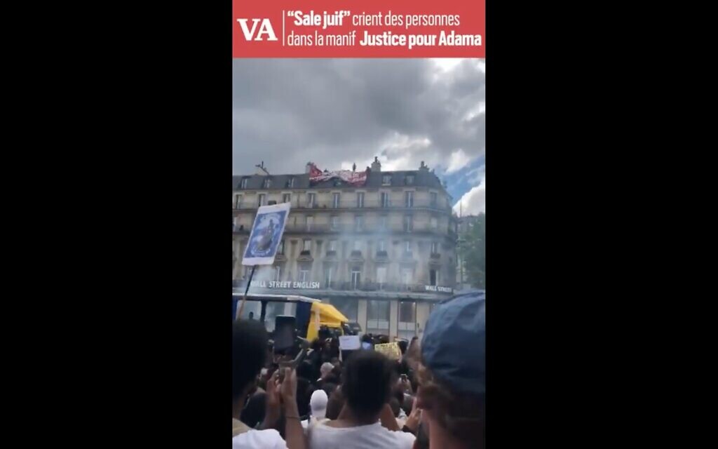 Screenshot from video where the alleged antisemitic comment was made. (Credit: Youtube / https://www.youtube.com/watch?v=cdQtqg0koEA)