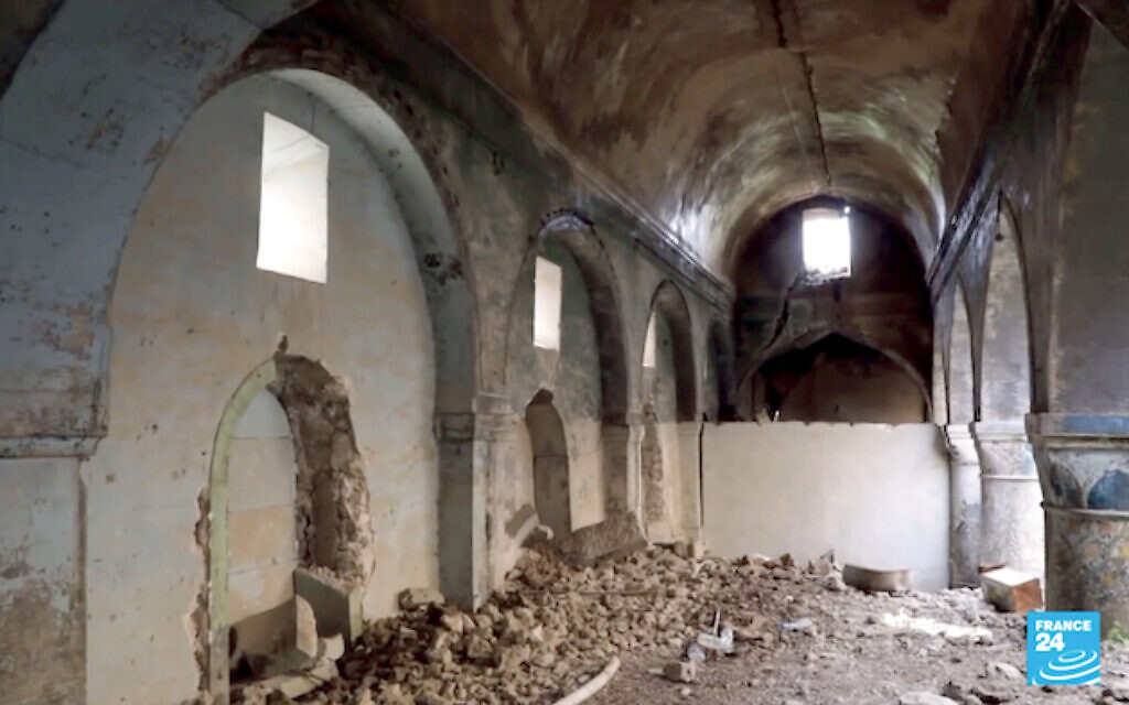 The Sassoon Synagogue in Mosul is one of four sites in Iraq that are earmarked for priority work
