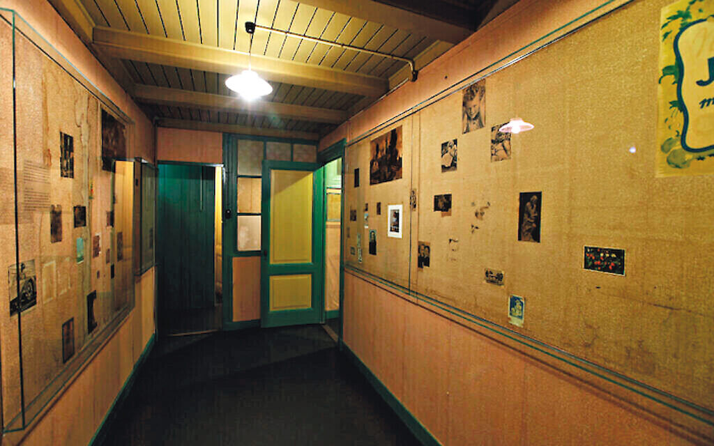 An empty room at the Anne Frank House museum in Amsterdam, where the diarist and her family hid for two years during the Holocaust.