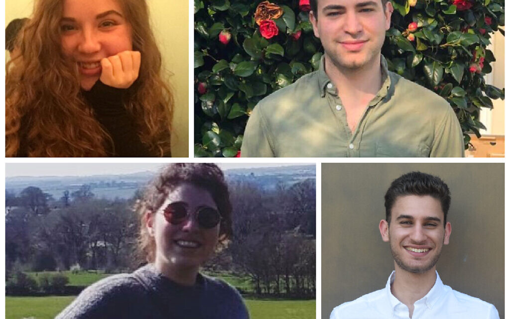 New UJS team: Shiri Wolff,  Gil Rubin, Amanda Sefton, Bradley Langer