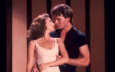 Jennifer Grey, pictured in Dirty Dancing with Patrick Swayze, is rumoured to be working on a new film with Lionsgate
