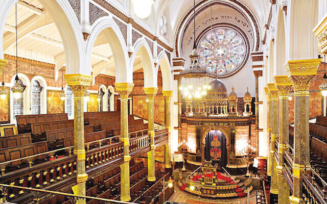 The stunning New West End synagogue in Bayswater