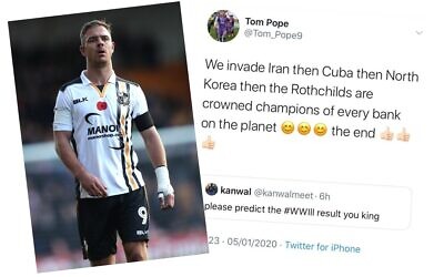 Tom Pope and his controversial tweet