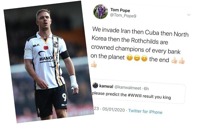 Tom Pope and his controversial tweet
