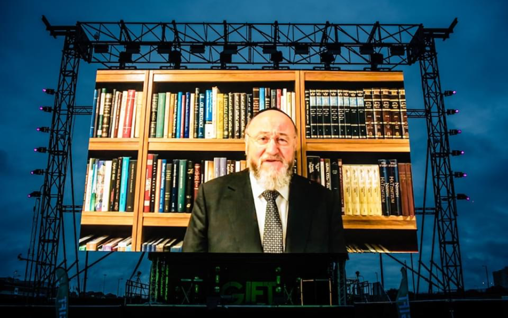 Chief Rabbi Ephraim Mirvis (Credit: Credit: Blake Ezra)