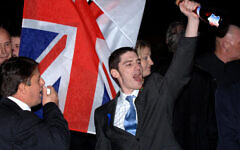 BNP's former Leader Nick Griffin (left) and Mark Collett, open champagne as they were cleared of race hate charges at Leeds Crown Court. BNP's former Leader Nick Griffin (left) and Mark Collett, open champagne as they were cleared of race hate charges at Leeds Crown Court.