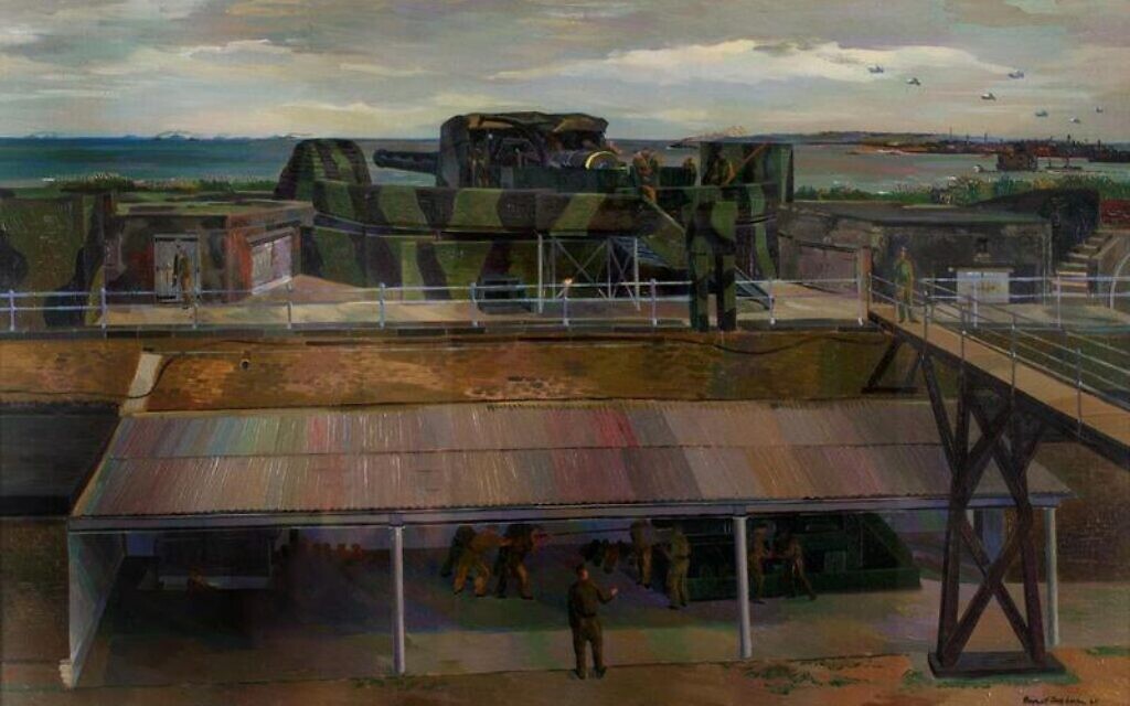 The Gun, 1940, Barnett Freedman (Credit: www.iwm.org.uk/collections/item/object/3027, Wikimedia Commons)