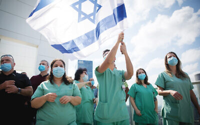 Israeli medical staff.  Photo by Miriam Alster/Flash90