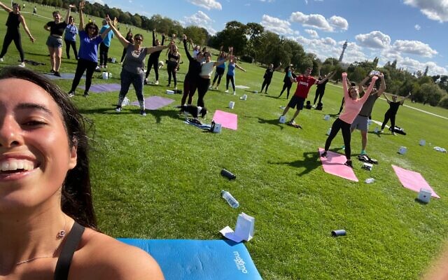 Workout sessions in Regent's Park!