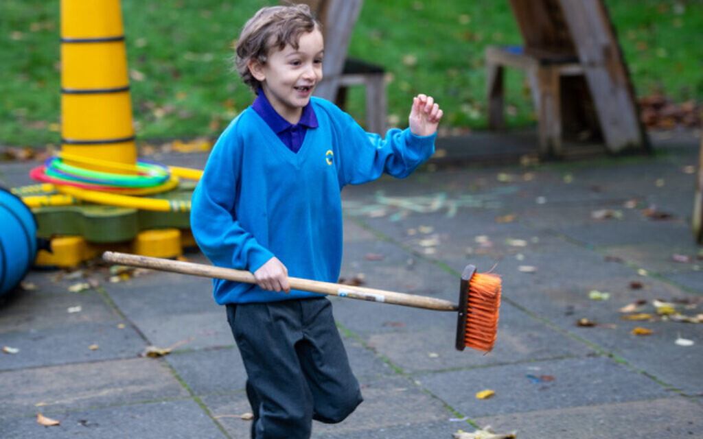 Gesher Primary school student (Credit: Gesher school)