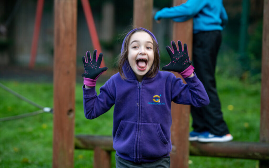 Gesher Primary school student (Credit: Gesher school)