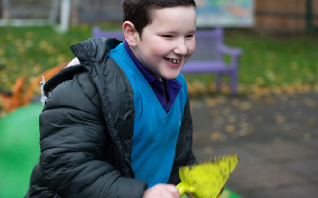 Gesher Primary school student (Credit: Gesher school)