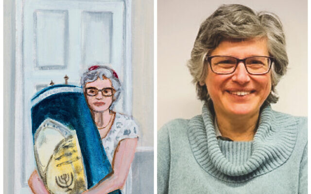 The portrait, and Rabbi Dr Margaret Jacobi