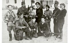 ‘The Avengers’ return to Vilna at the liberation of the city by the Red Army, July 1944
