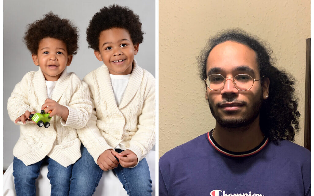We speak to parents of mixed race Jews 
about the challenges they face in a community coming to terms with its internal problems of acceptance. 
Left:  Zachary, 2, and Joshua, 4. Right: Curtis.