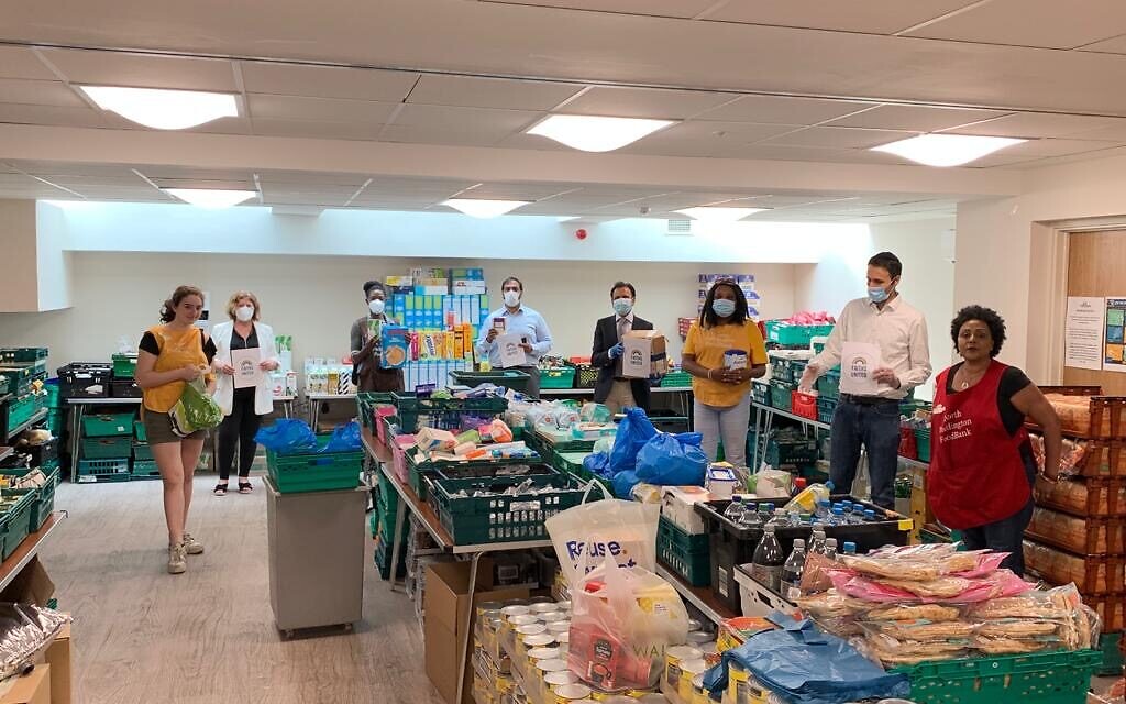 Faiths United at North Paddington food bank, with Karen Buck MP