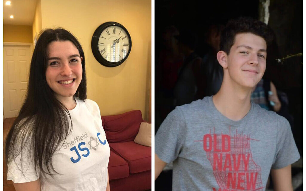 Students Eva Jacobs and Sam Kunin