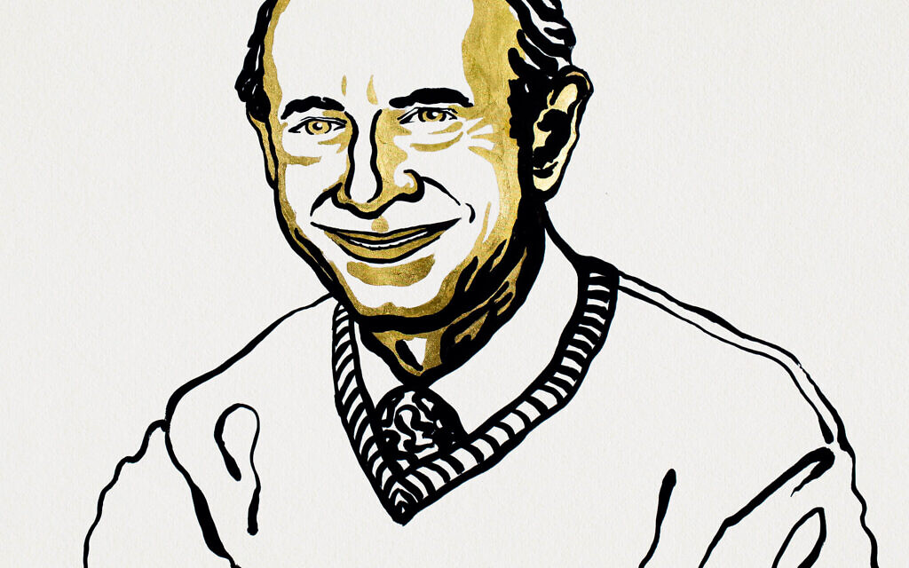 Image issued by Nobel Media of an illustration of Harvey J Alter, one of the three men who have jointly won the Nobel Prize in Physiology or Medicine.