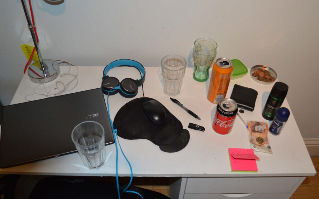 Harry Vaughan's laptop found by police in his bedroom at home in south-west London. 18-year-old Vaughan will be sentenced at the Old Bailey later for 14 terrorism offences and two child abuse image offences.