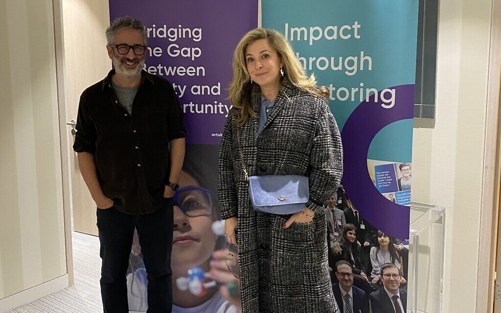 David Baddiel and Tracy-Ann Oberman
