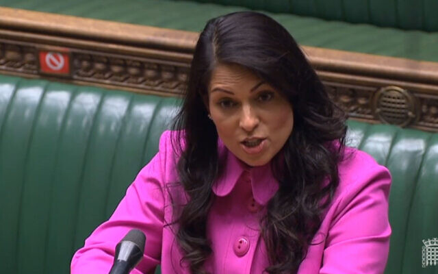 Home Secretary Priti Patel making a statement to MPs in the House of Commons, London, where she promised a "full evaluation" of the hostile environment policy in the wake of the Windrush scandal.
